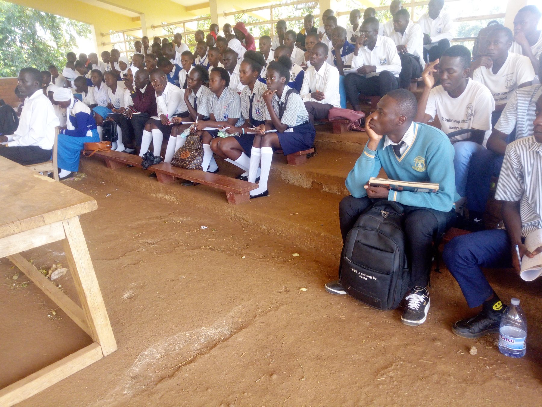 Learners engaged in a shared session